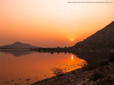 Sunset from Baranti Lake